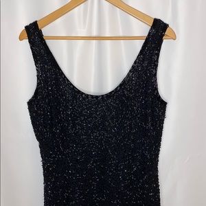OLEG CASSINI Semi-Formal Beaded Dress